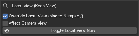 Fix Cam Loc when toggling into Local-View Mode