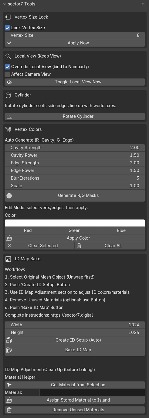 sector7 Blender 5 Addon